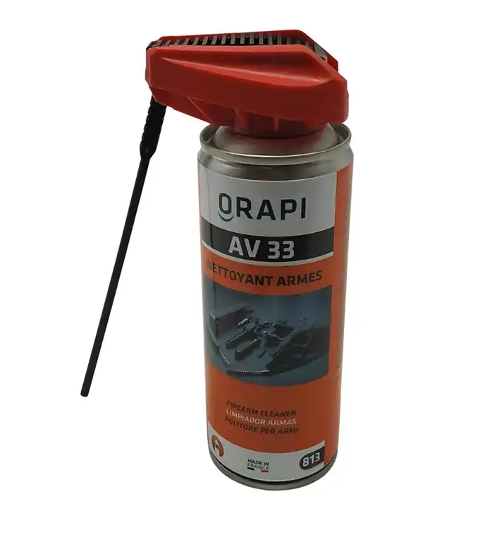 Olio Orapi AV33 813 Pulitore per armi 150 ml con beccuccio pieghevole direzionabile