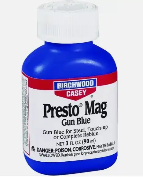 BIRCHWOOD PRESTO MAG GUN BLUE BRUNITORE LIQUIDO PER ACCIAIO 3oz