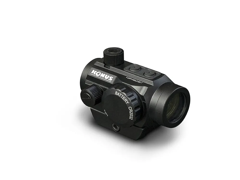 Punto Rosso 1x22 Konus Sight Nuclear con doppia altezza attacco
