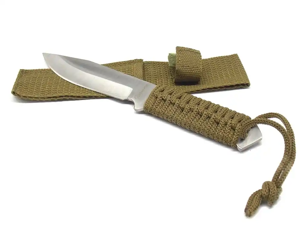 Coltello Albainox con manico rivestito di corda 31780 - 31718912