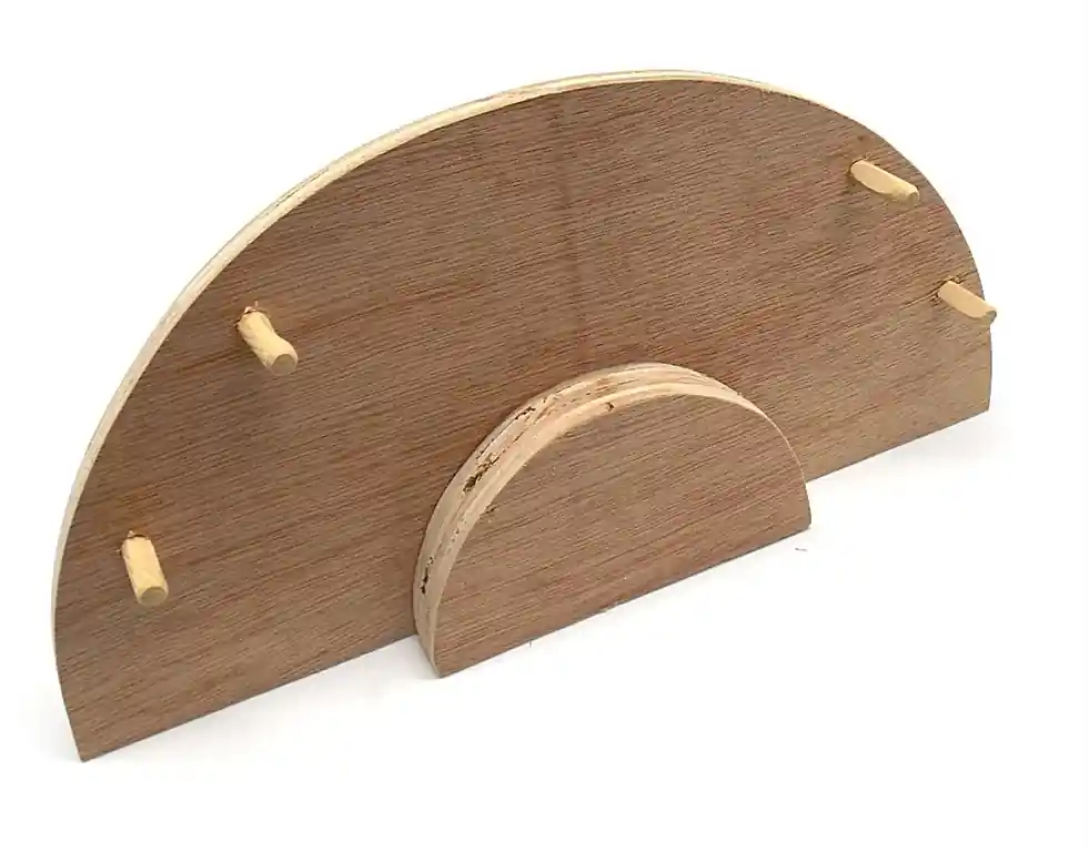 Espositore in legno per 4 coltelli