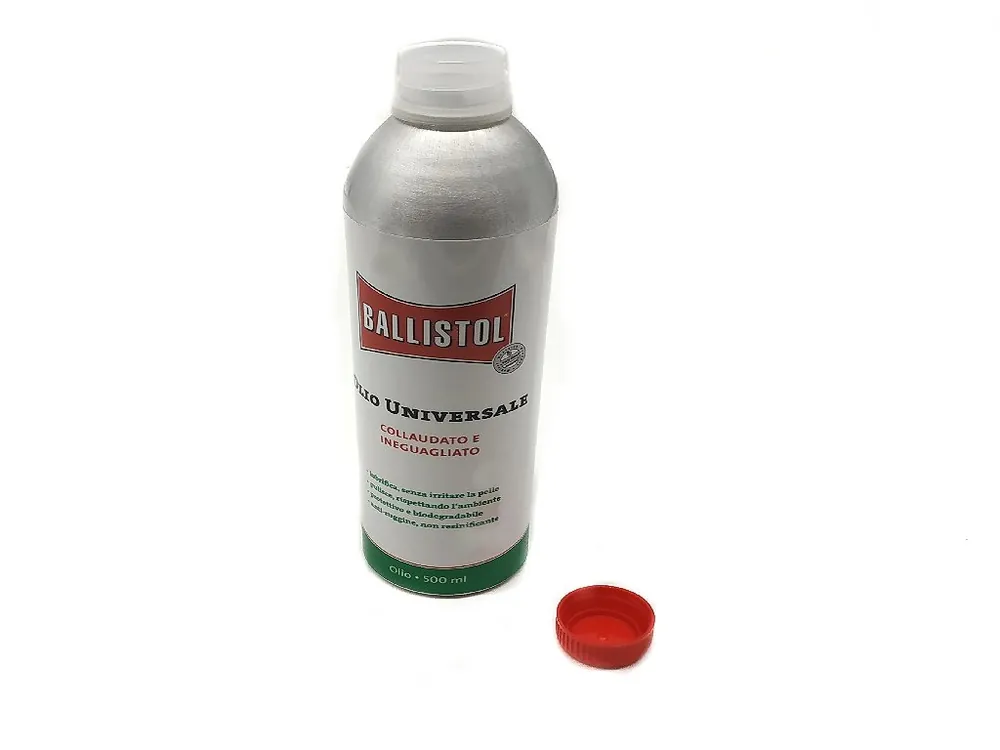 Olio Universale Ballistol Liquido 500 ml in lattina per accessori tiro
