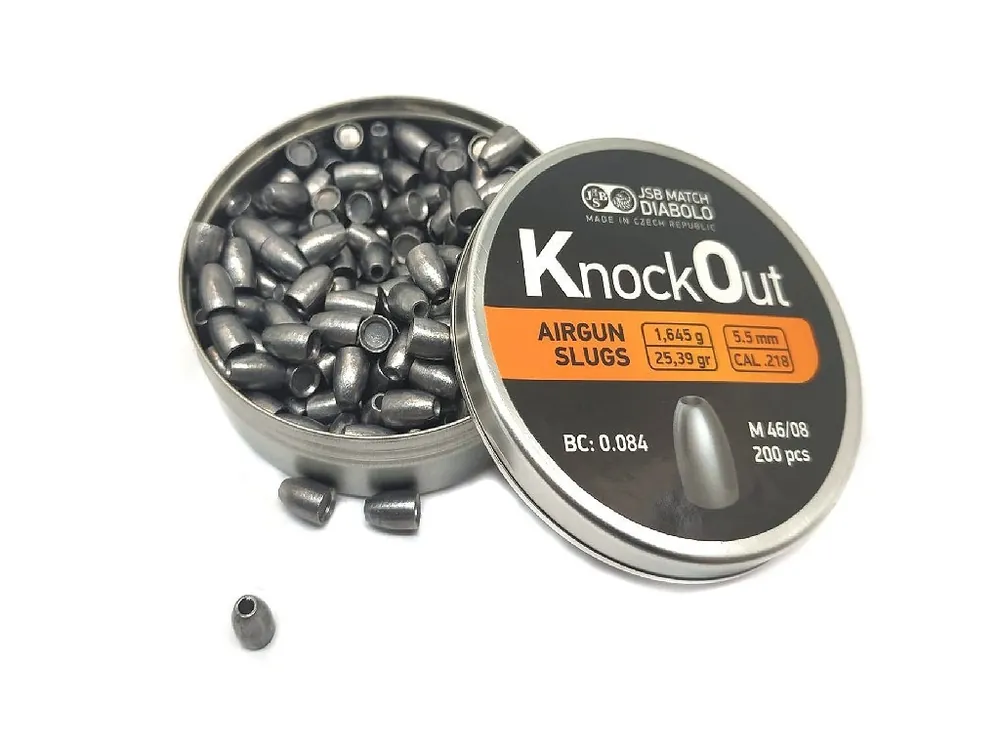 Pallini JSB KnockOut Slug calibro 5,5 per carabina ad aria compressa