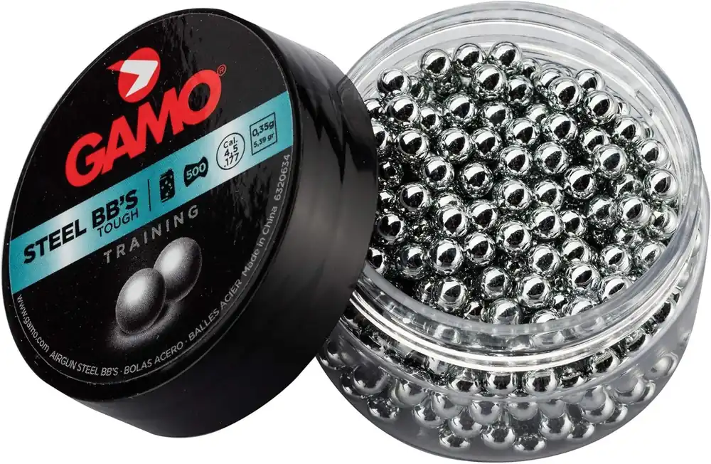 Pallini Gamo tondi acciaio calibro 4,5 per carabina aria compressa
