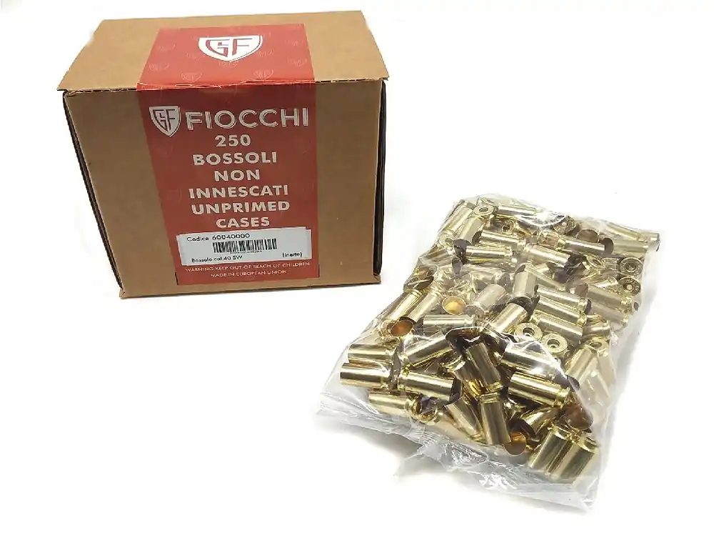 Bossolo Fiocchi calibro 40 SW non innescato
