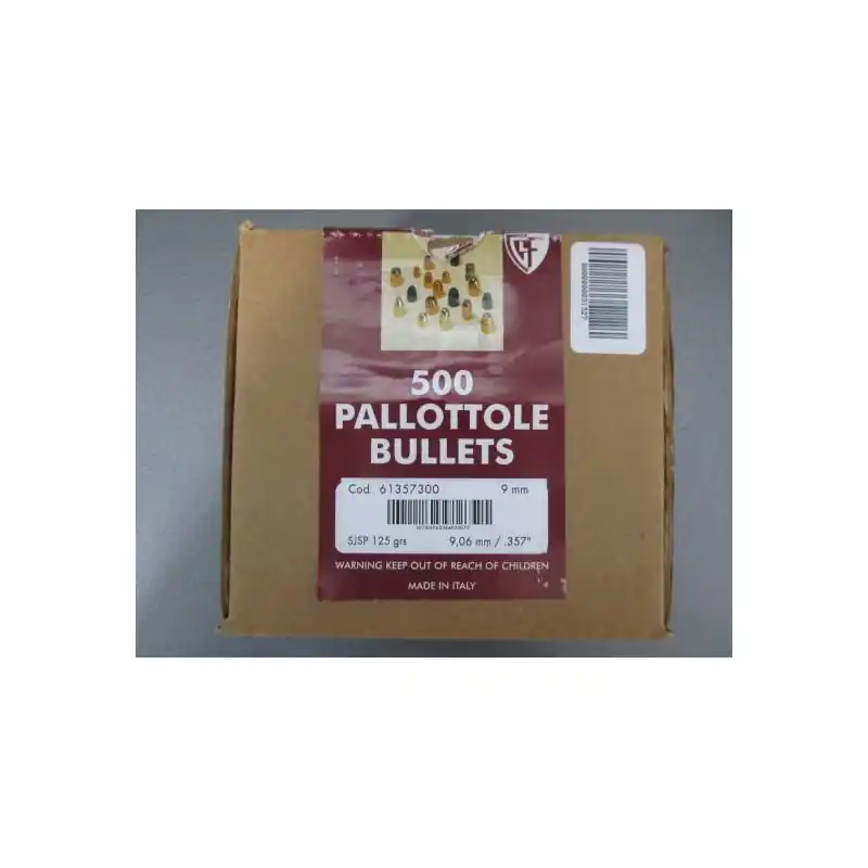 Duplicato di PALLA FIOCCHI 38/357 SJSP 125GR. CONF.500 61357000