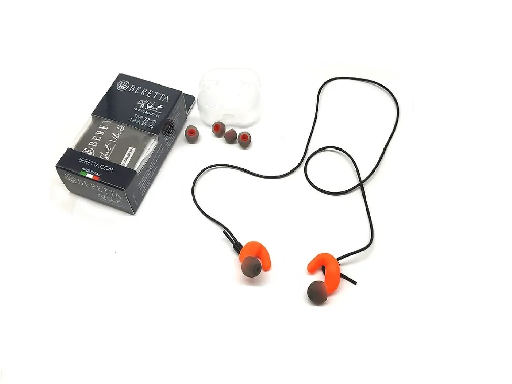 Tappi auricolari ergonomici Beretta Block E2 Arancione 32db