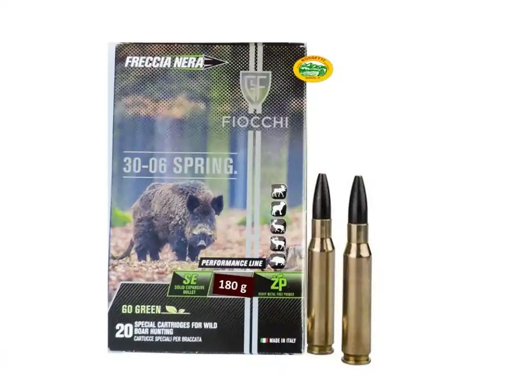 Cartucce monolitiche atossiche Fiocchi cal. 30-06 winchester Freccia Nera 180 gr