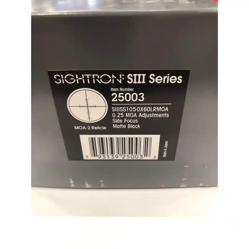 SIGHTRON CAN SIIISS10-50X60LR MOA2