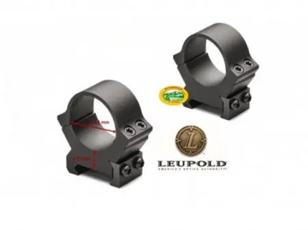 LEUPOLD Anelli PRW2 1 pollice Medi - Opachi - 174081