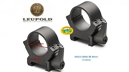 LEUPOLD Anelli QRW2 30mm alti - 174077