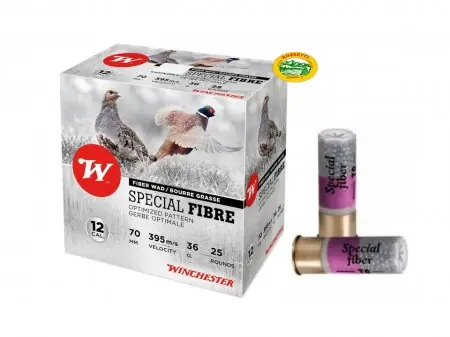 WINCHESTER cartucce SPECIAL FIBRE cal.12 gr.36 pb.5