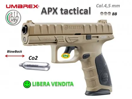 UMAREX BERETTA APX Tactical Co2 cal.4,5