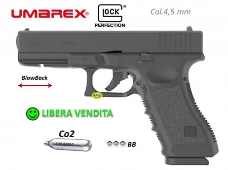 UMAREX GLOCK 17 gen 3 CO2 cal.4,5mm blowback