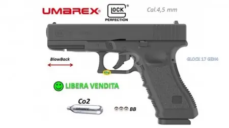 UMAREX GLOCK 17 gen 4 CO2 cal.4,5