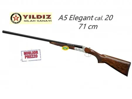 YILDIZ fucile doppietta A5 Elengant cal.20 canna 71 cm