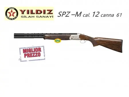 YILDIZ fucile sovrapposto cal.12 Slug canna 60 cm