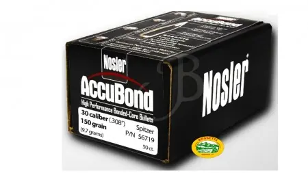 NOSLER CAL. 308 Accubond 150gr. 56719