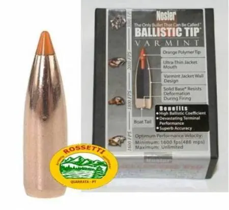 NOSLER Palle BALLISTIC TIP cal.224 50gr. 100pz.