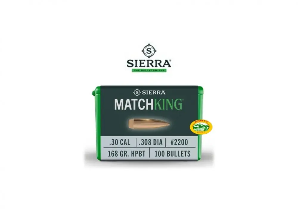 SIERRA Palle MATCHKING 308 168gr HPBT - 2200