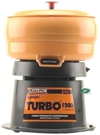 LYMAN LAVATRICE TURBO TUMBLER 1200 con espulsione graniglia
