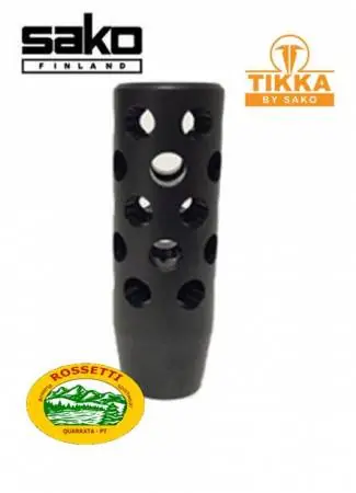 SAKO Freno di bocca brunito passo M15x1 - raccordo 16,5 mm
