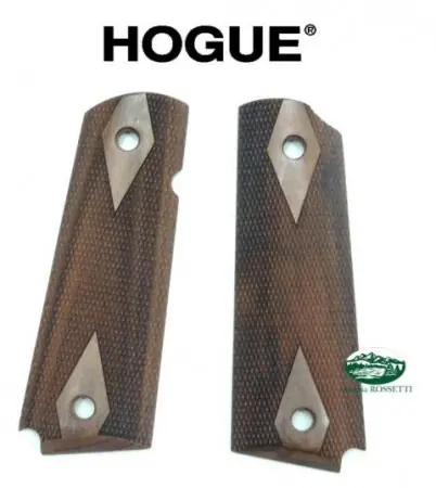 HOGUE Guancette legno Colt 1911 panel check-pa - 45311