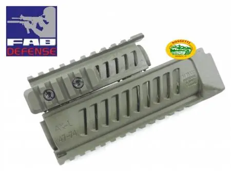 FAB DEFENSE Astina quadrirail per AK47 verde - FD000102