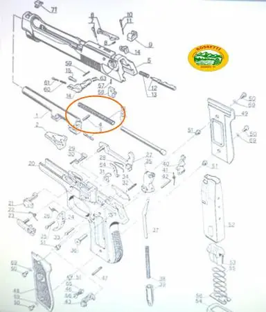 BERETTA Molla recupero 92 13lb