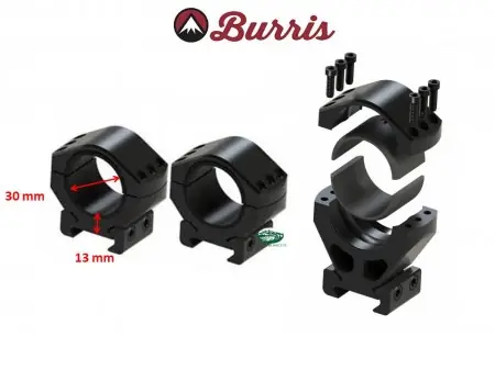 BURRIS anelli XTR SIGNATURE 30 mm BASSI 420221