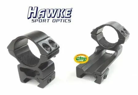 HAWKE Anelli Weaver 2 pezzi 1 pollice alti con prolunga 0.50 HM7215 22125
