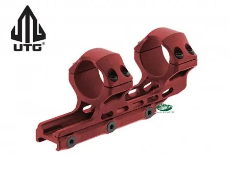 LEAPERS UTG Attacco cantilever 30mm medio rosso -AIR31834AR