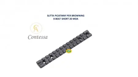CONTESSA BASE PICATINNY PER BROWNING X-BOLT SHORT 20 MOA