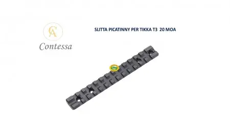 CONTESSA BASE PICATINNY PER TIKKA T3 - 20 MOA