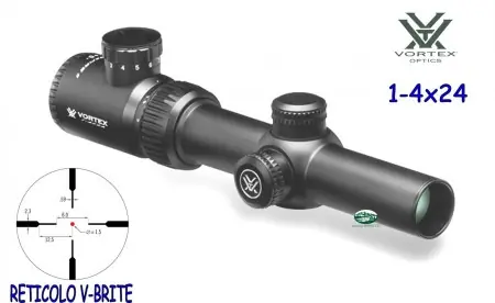 VORTEX Ottica CROSSFIRE II 1-4x24 ret. V-BRITE