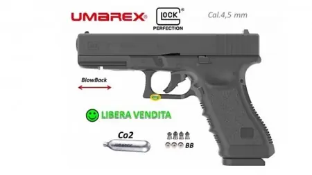 UMAREX GLOCK 17 gen 3 CO2 cal.4,5mm blowback
