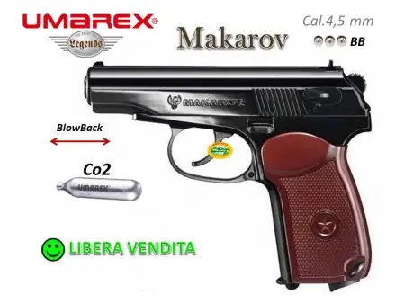 UMAREX LEGENDS MAKAROV C02 cal.4,5