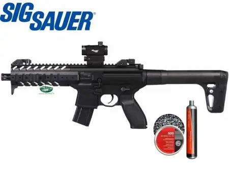 SIG SAUER MPX RED DOT CO2 CAL.4.5 BLACK