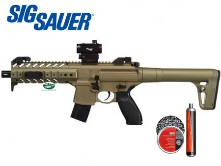 SIG SAUER MPX RED DOT CO2 CAL.4.5 DESERT