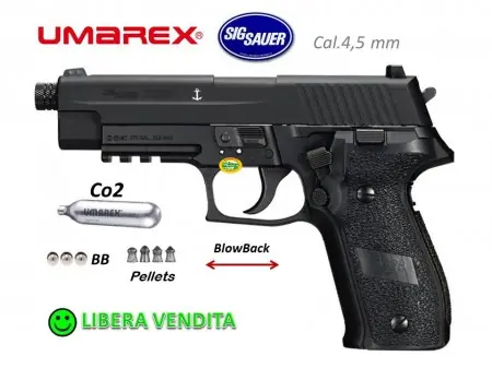 UMAREX SIG SAUER AIR P226 CO2 CAL.4.5 nera