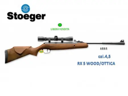 STOEGER RX5 con ottica wood cal.4.5mm