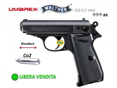 UMAREX WALTHER PPK/S CO2 cal.4,5