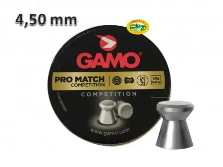 GAMO pallini PRO MATCH COMPETITION cal.4,5 mm 0,49G