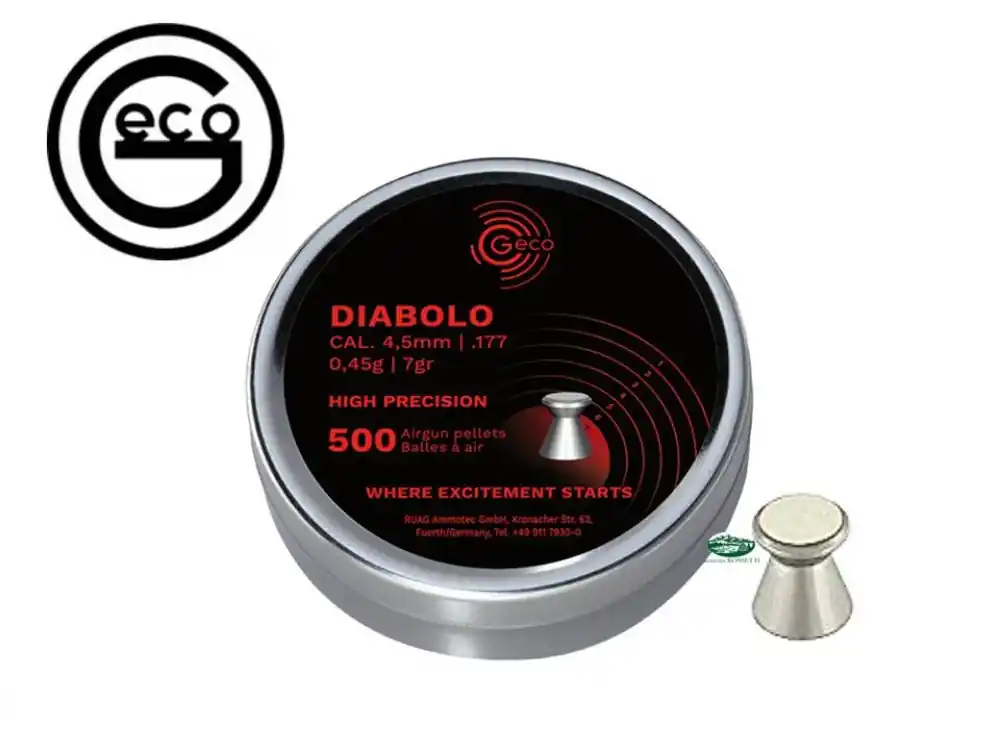 GECO Pallini DIABOLO cal. 4,50mm 0,45gr