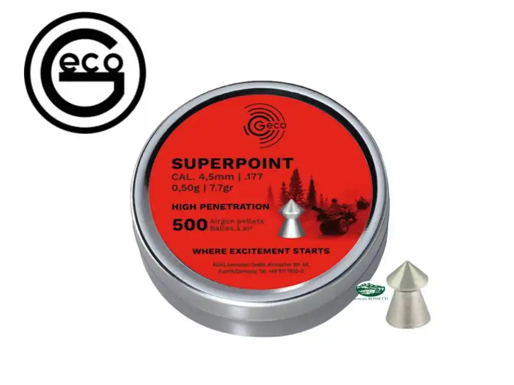 GECO Pallini SUPERPOINT cal. 4,50mm 0,50gr