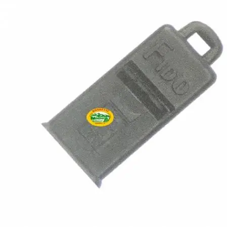 HTG FISCHIETTO PIATTO PLASTICA NERO