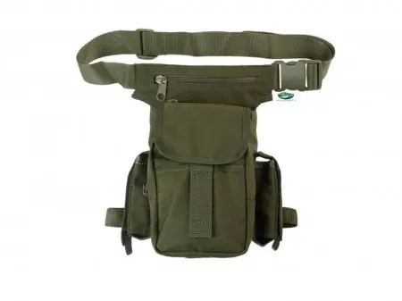 MILSPEC Marsupio verde a coscia