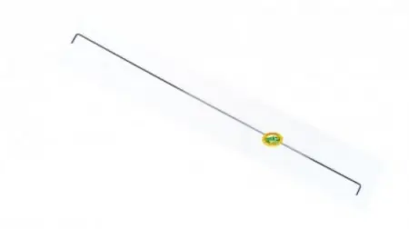 HTG Traversino in acciaio per capanno 115cm