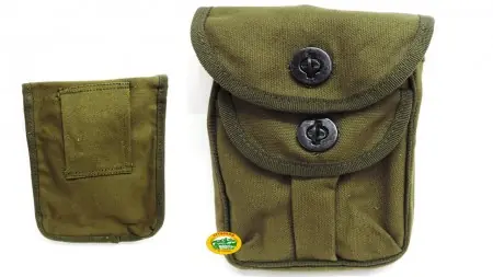 MILSPEC Giberna portacartucce due tasche verde