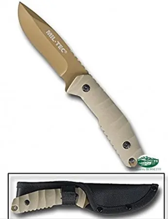 MILSPEC Coltello tattico coyote 440/ G10